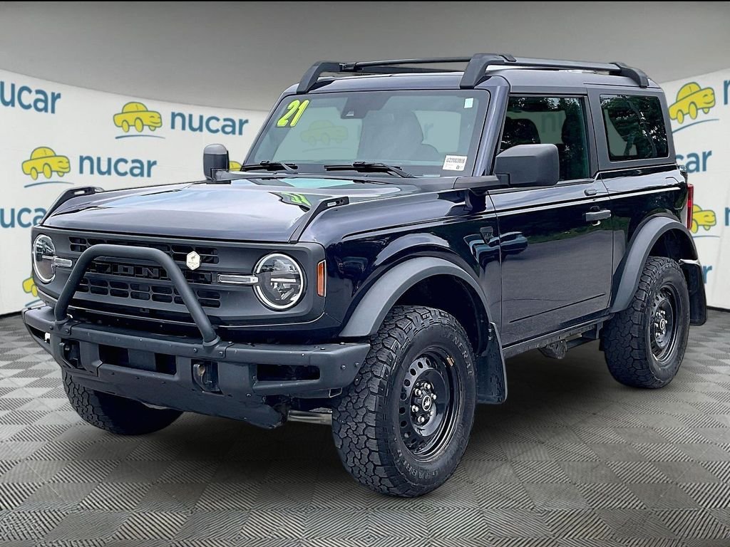 Used 2021 Antimatter Blue Metallic Ford Base image 3
