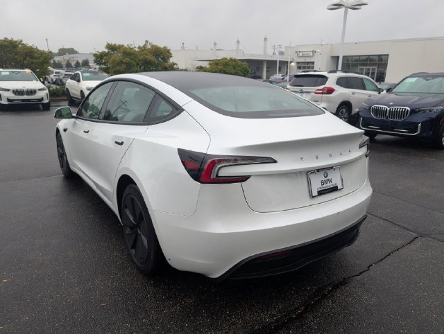 Used 2025 Pearl White Multi-Coat Tesla Long Range image 2
