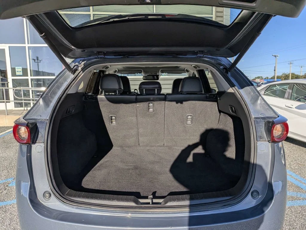 Used 2021 Polymetal Gray Metallic Mazda Carbon Edition image 11