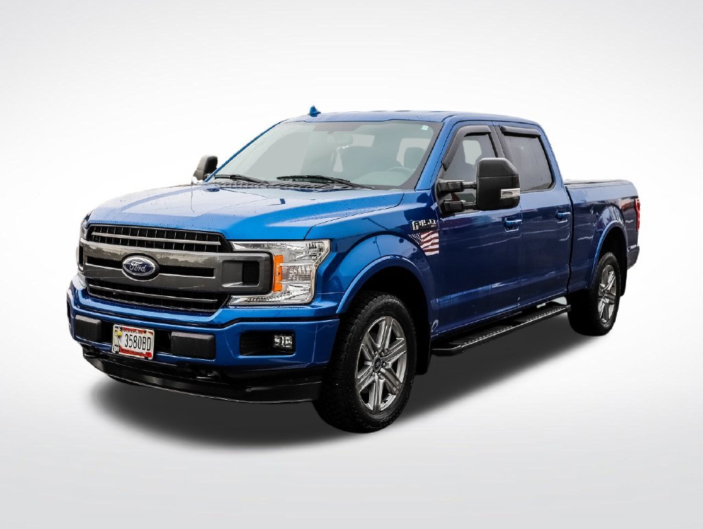 Used 2018 Lightning Blue Ford XLT image 1