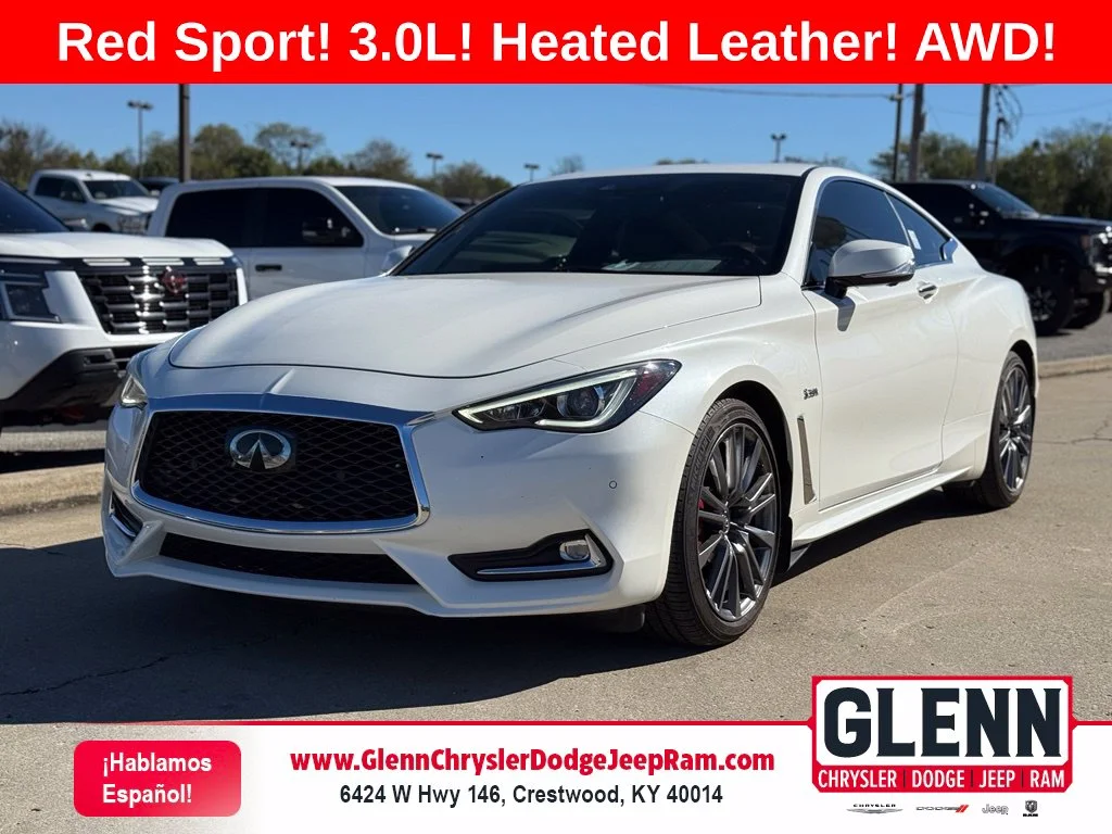 2017 INFINITI Q60 Coupe Red Sport
