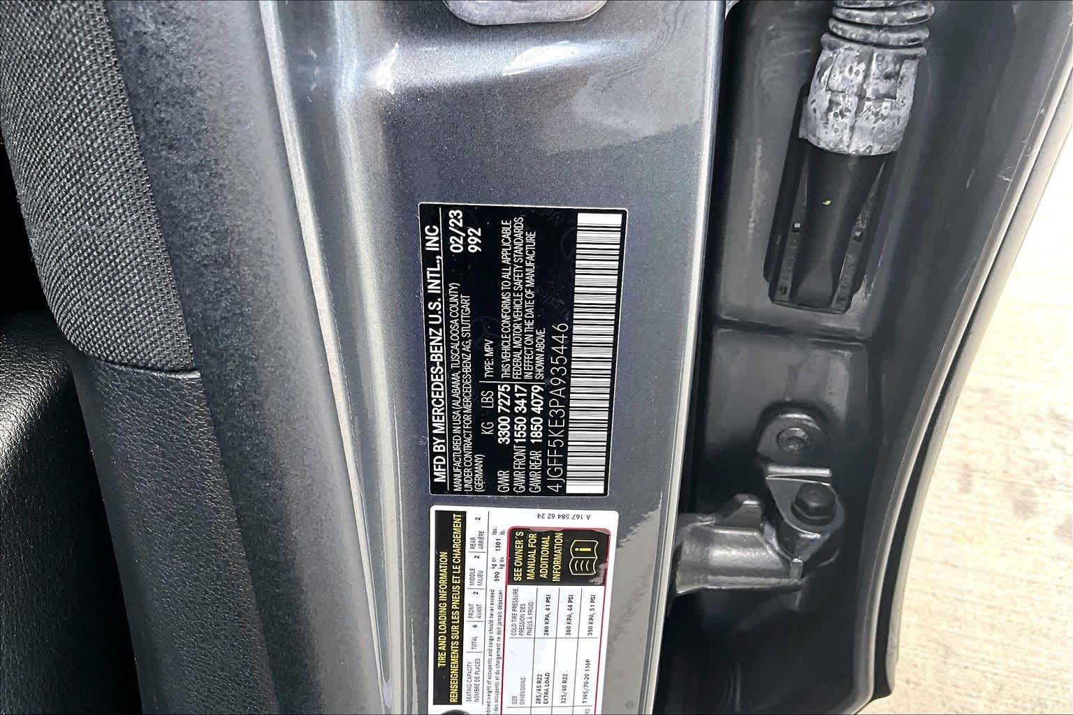Used 2023 Selenite Grey Metallic Mercedes-Benz GLS 450 image 34