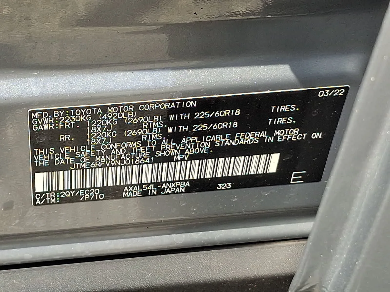 Certified Used 2022 Silver Sky Metallic/Midnight Black Metallic Toyota Hybrid XSE image 26