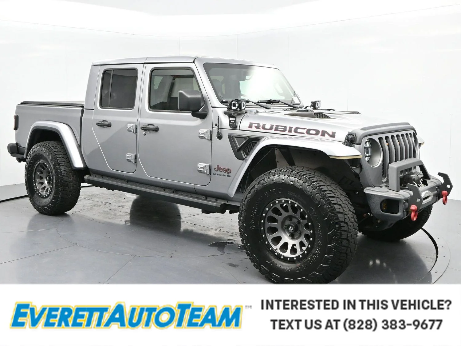 Used 2020 Billet Silver Metallic Clearcoat Jeep Rubicon image 1