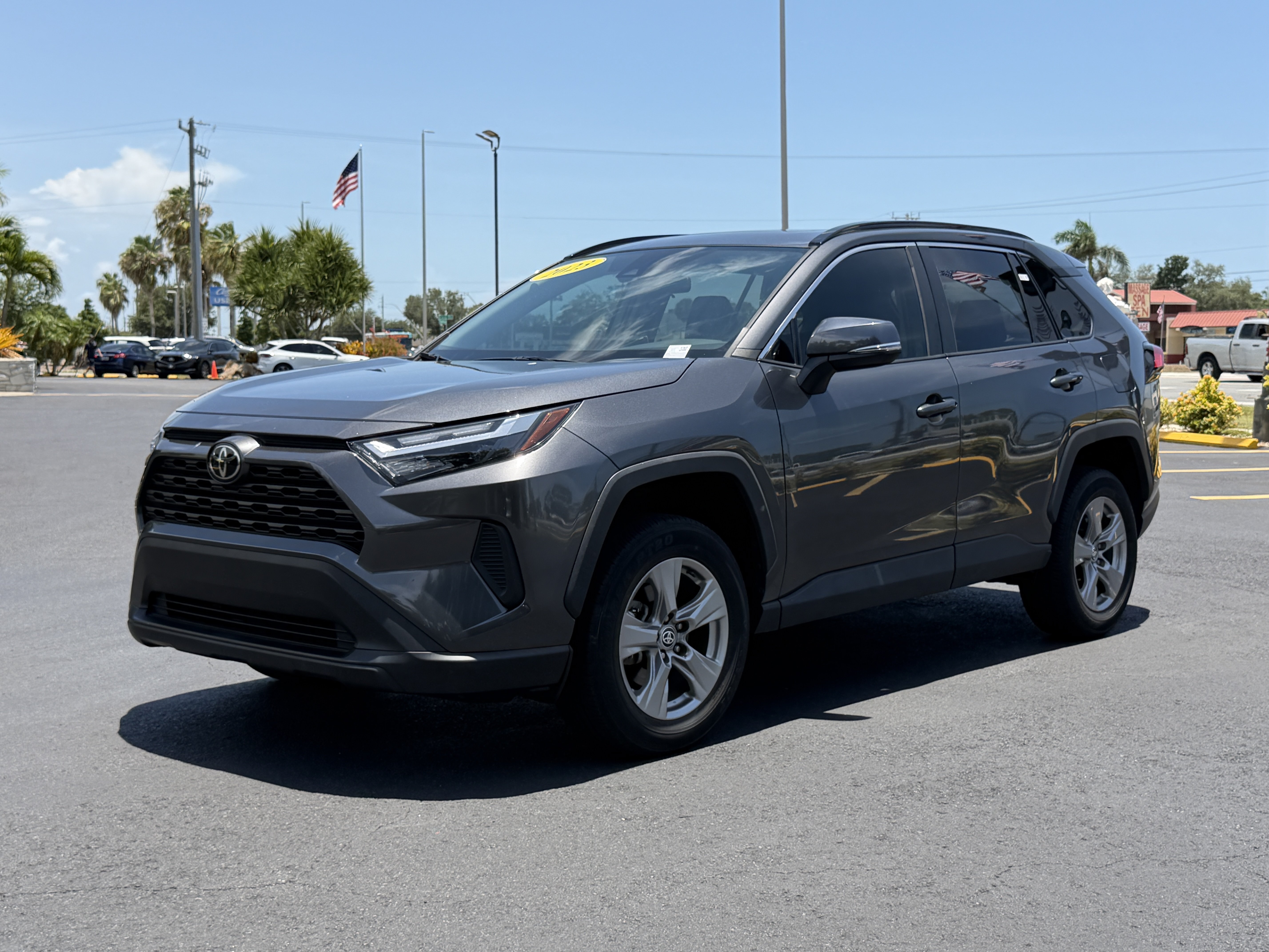 Used 2023 Magnetic Gray Metallic Toyota XLE image 8