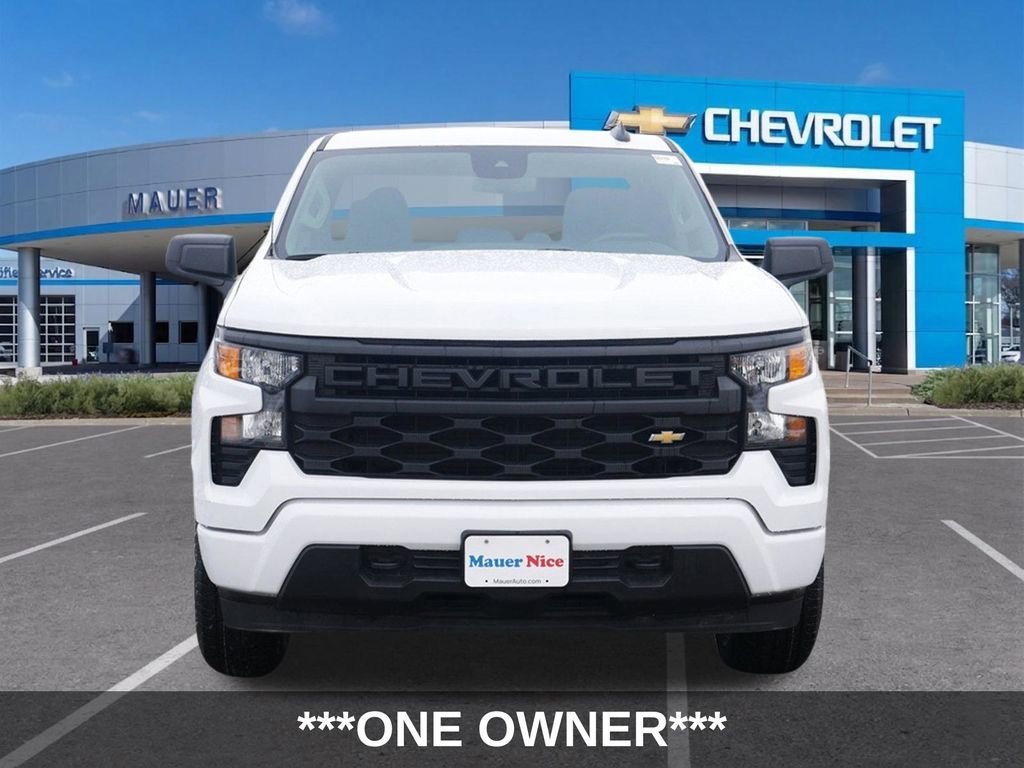 Certified 2024 Chevrolet Silverado 1500 Custom with VIN 1GCPDBEK8RZ109114 for sale in Inver Grove Heights, Minnesota