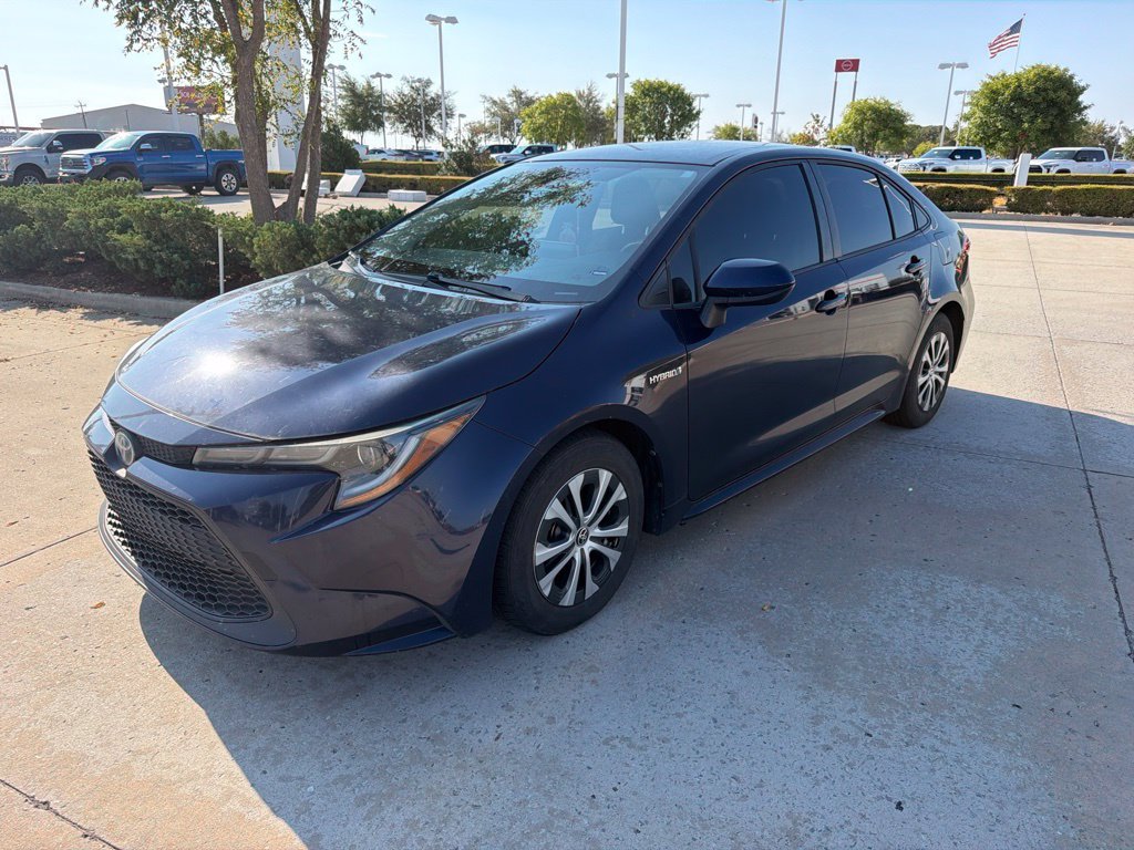 Used 2021 Blue Toyota LE image 1