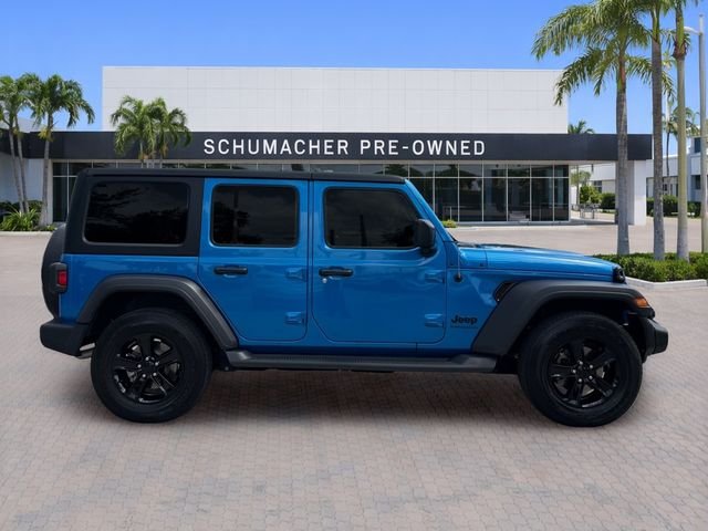 Used 2023 Blue Jeep Sport image 8