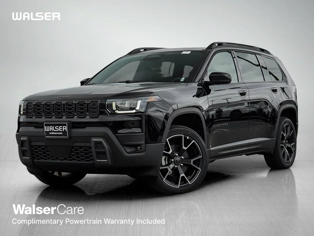 New 2026 Diamond Black Crystal Pearlcoat Jeep Overland image 1