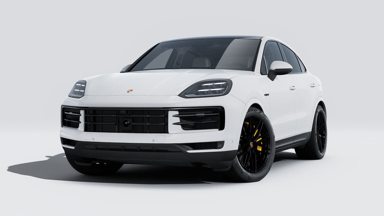 New 2027 White Porsche S E-Hybrid Coupe image 1