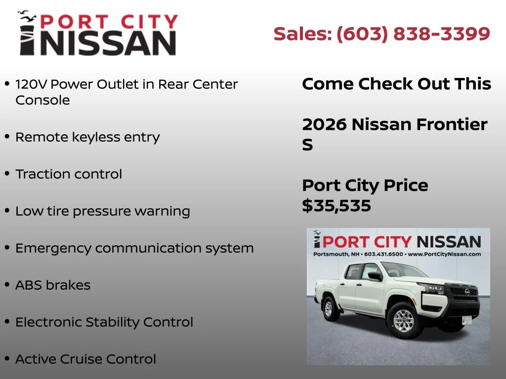 2026 Nissan Frontier S - Photo 12