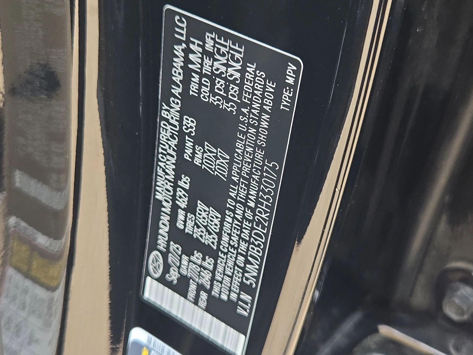 Used 2024 Black Pearl Hyundai SEL image 33