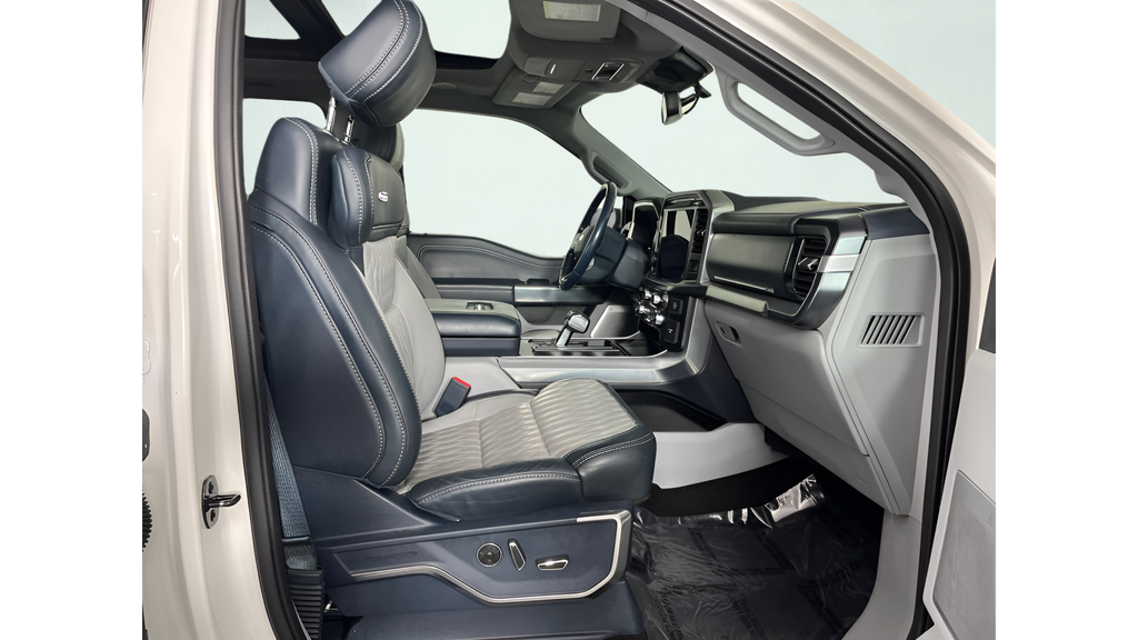 Used 2021 Star White Metallic Tri-Coat Ford Limited image 16