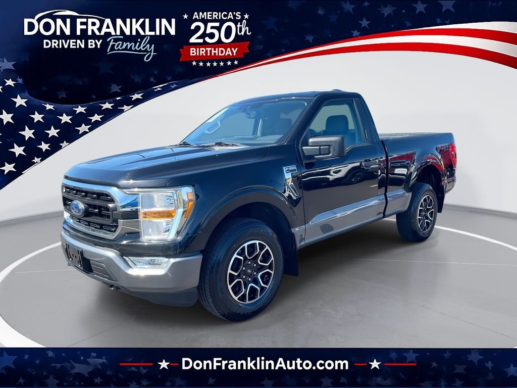 Used 2022 Black Ford XLT image 1