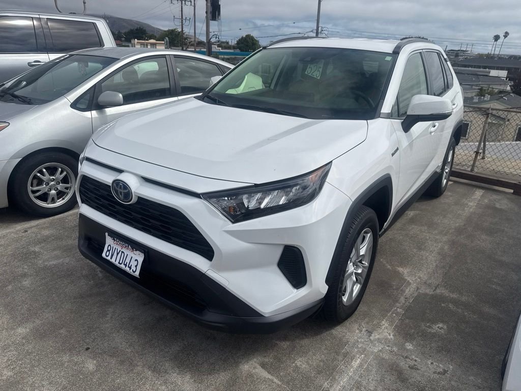 Used 2021 White Toyota LE image 4