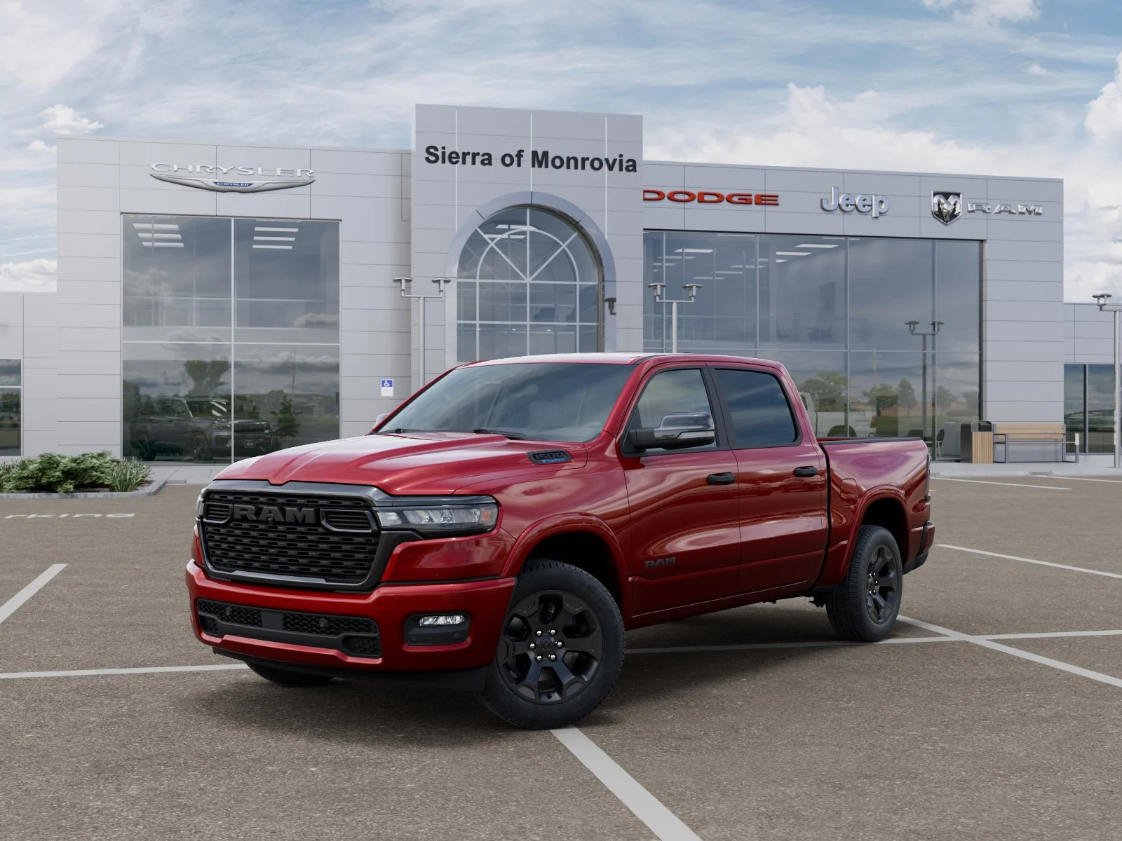 New 2026 Molten Red Pearl-Coat Exterior Paint RAM Big Horn/Lone Star image 32
