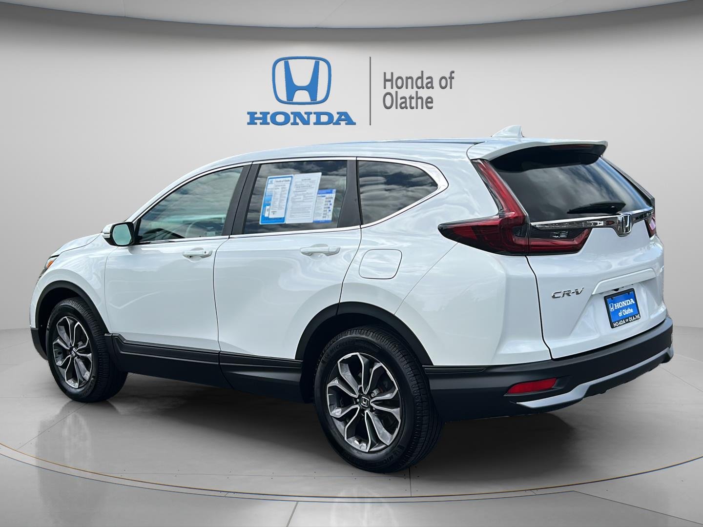 Certified Used 2020 Platinum White Pearl Honda EX-L image 3