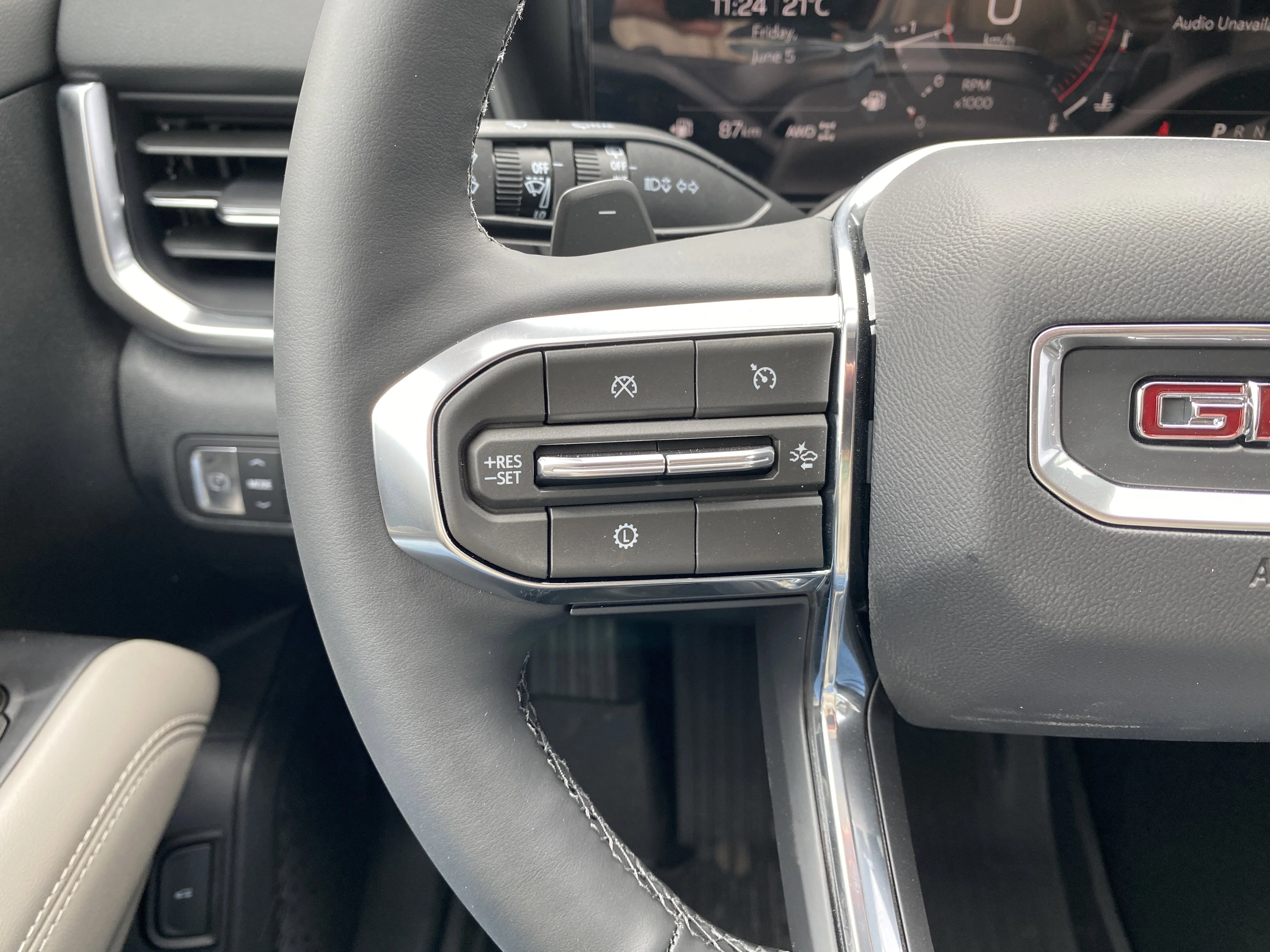 New 2026 EBONY TWILIGHT METALLIC GMC AWD Elevation image 17