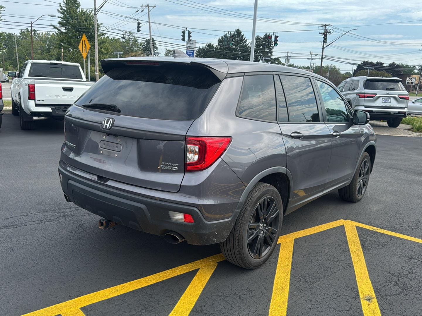 Used 2019 Modern Steel Metallic Honda Sport image 6