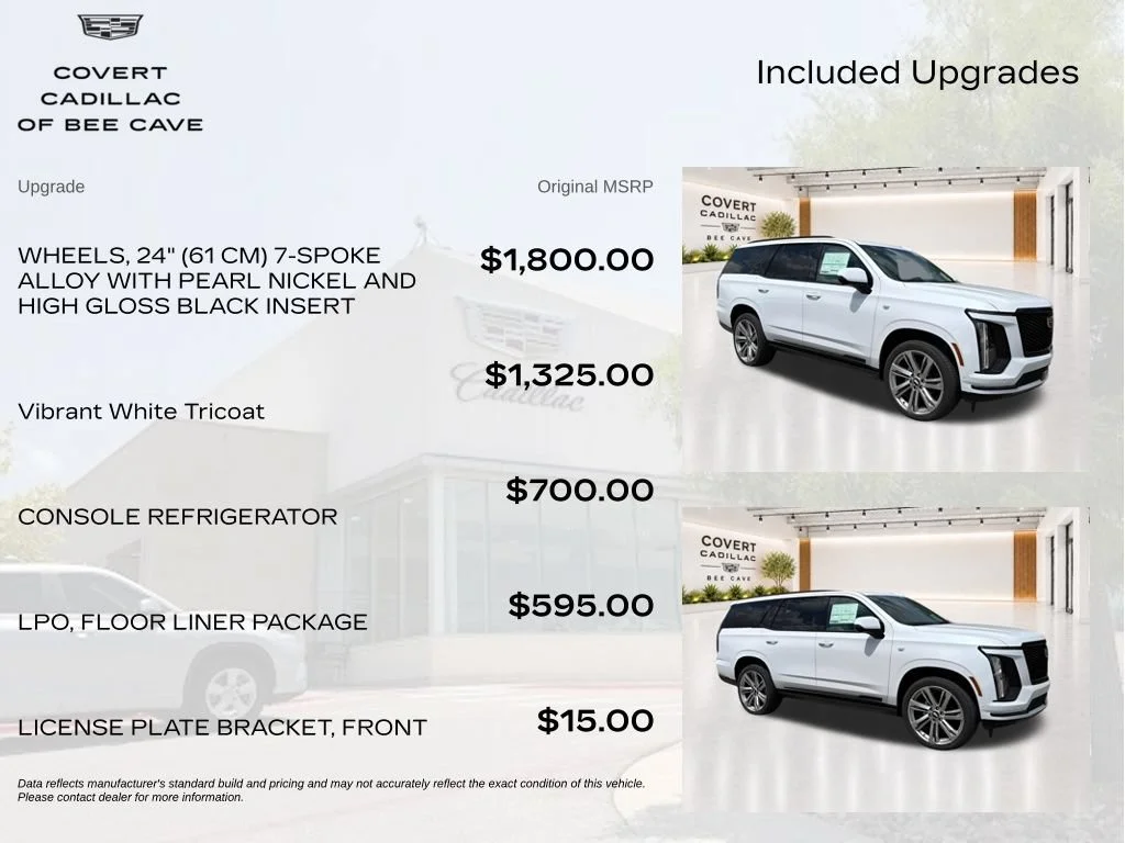 New 2026 Vibrant White Tricoat Cadillac Platinum Sport image 6