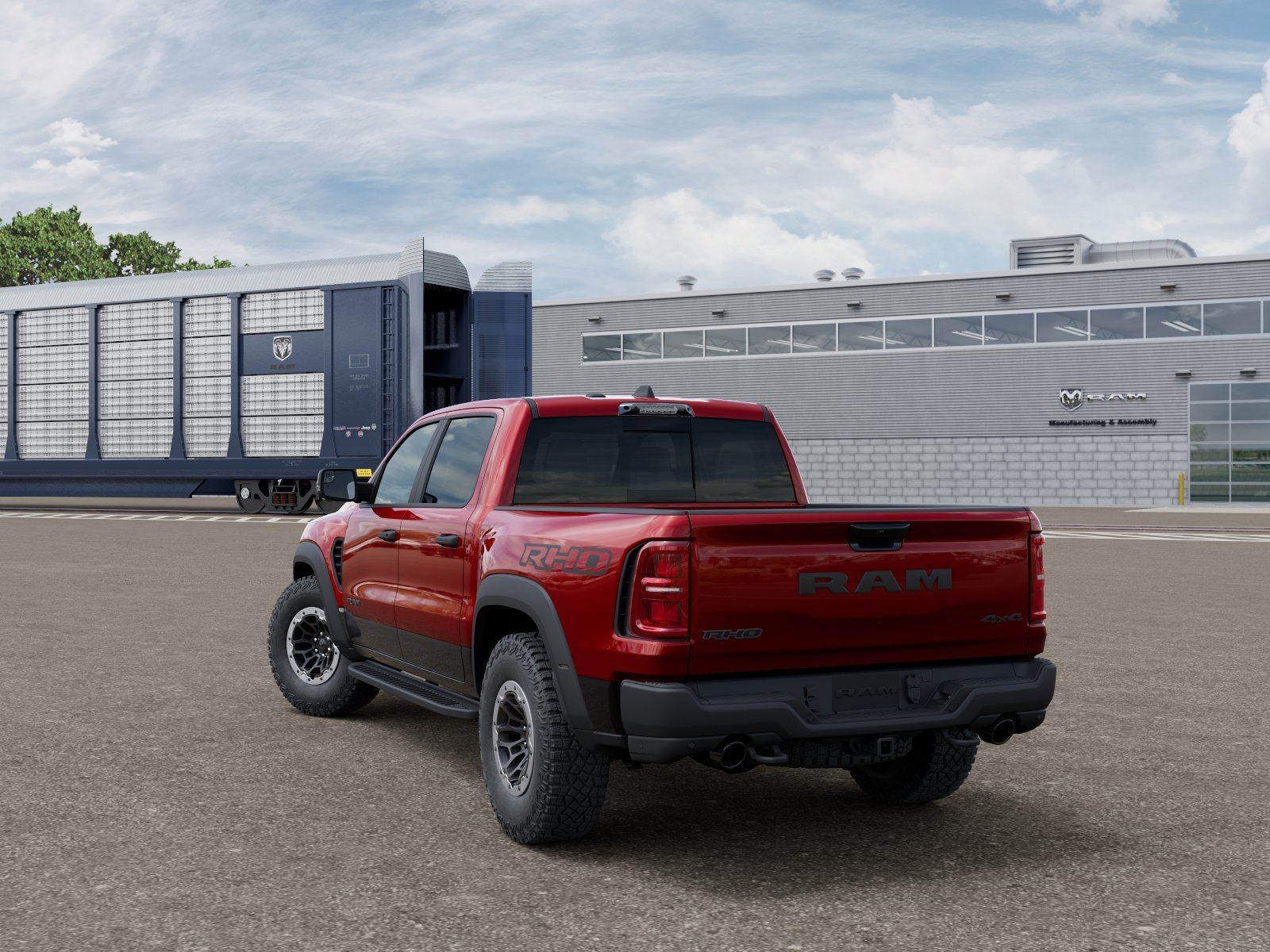 New 2026 Molten Red Pearl-Coat Exterior Paint RAM RHO image 4