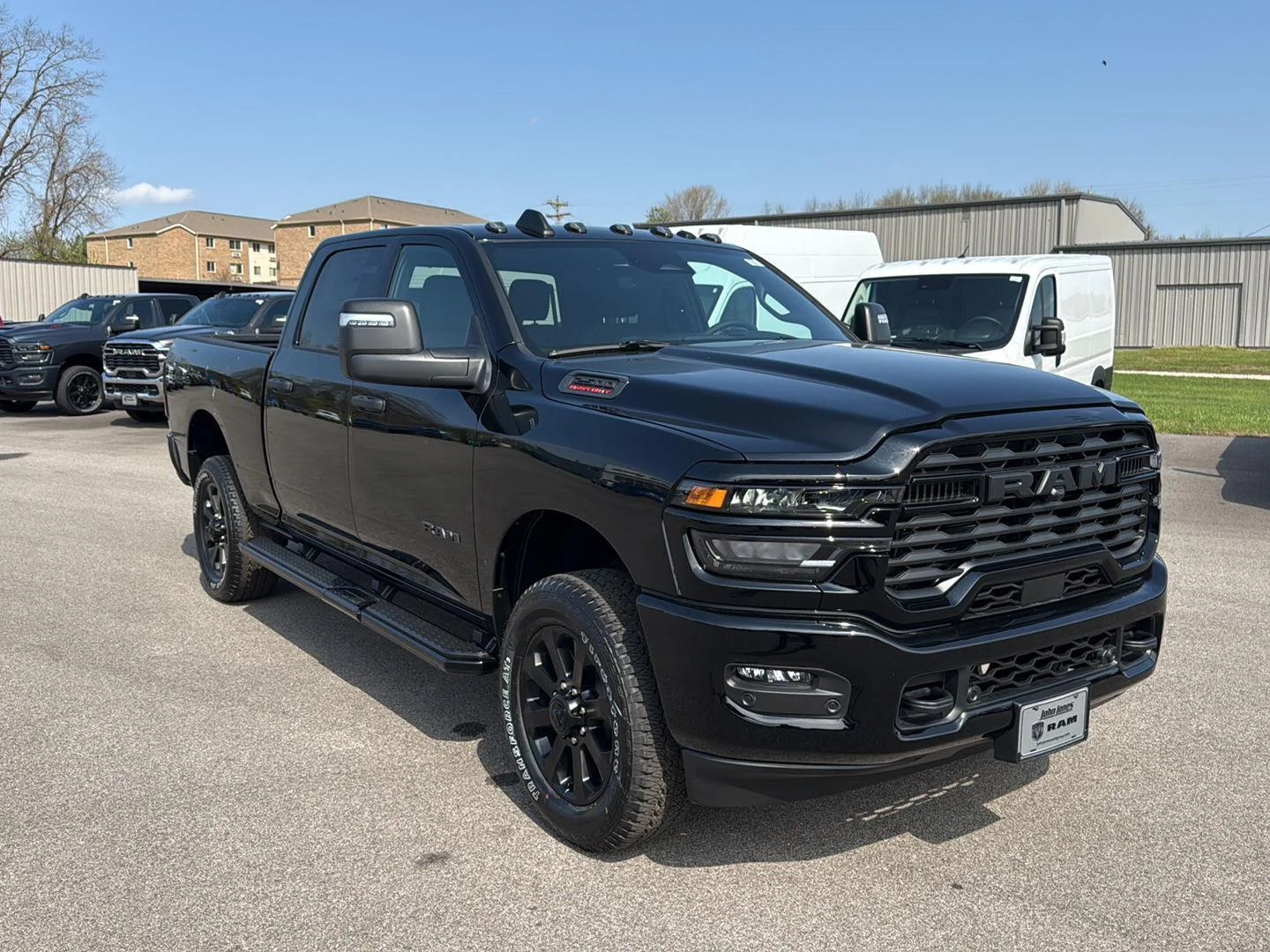New 2026 Diamond Black Crystal Pearlcoat Ram Big Horn image 2