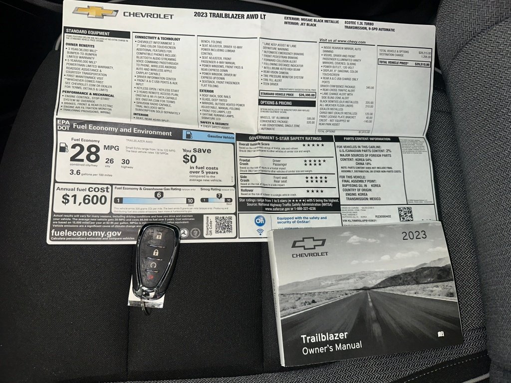 Certified Used 2023 Mosaic Black Metallic Chevrolet LT image 4