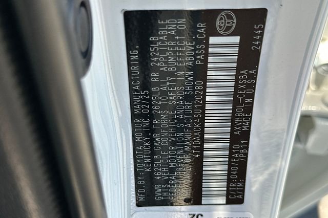 Used 2025 White Toyota SE image 28