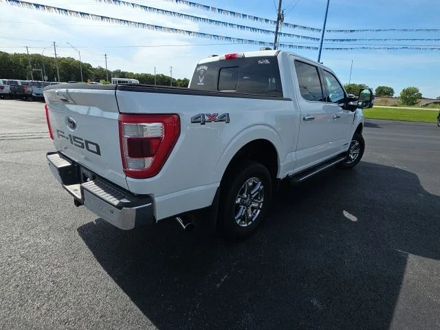 Used 2021 White Metallic Ford Lariat image 5