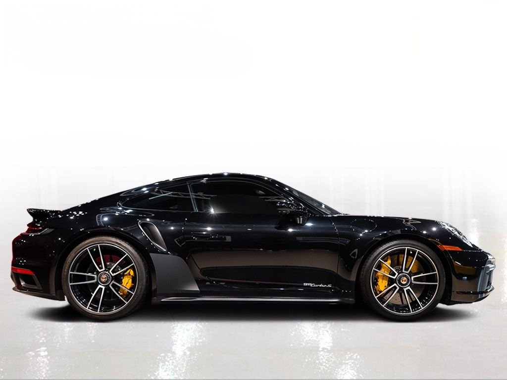 Used 2021 Jet Black Metallic Porsche Turbo S image 9