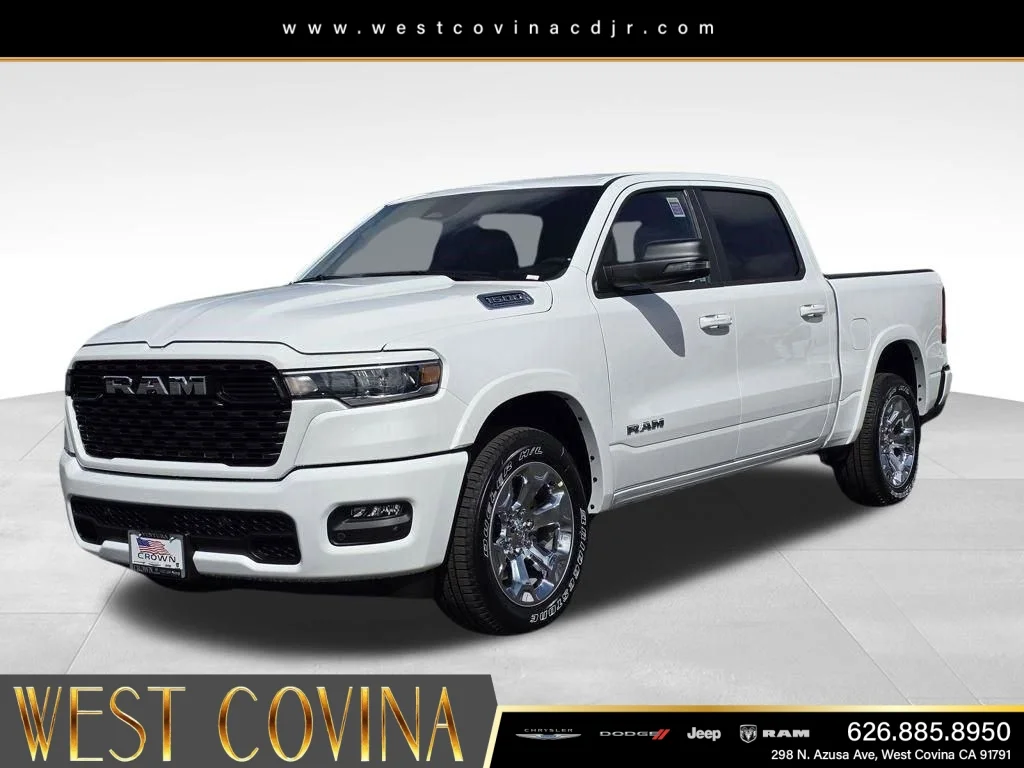 New 2026 Bright White Clear-Coat Exterior Paint RAM Big Horn/Lone Star image 1