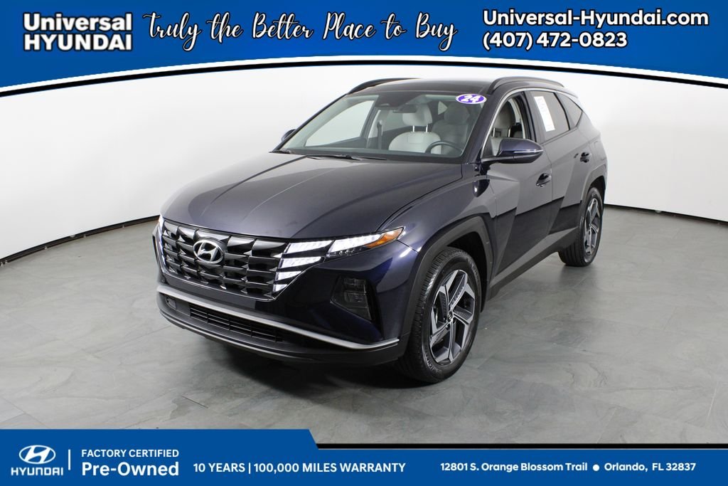 Certified Used 2024 Blue Hyundai SEL Convenience image 1