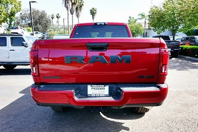 New 2026 Molten Red Pearl-Coat Exterior Paint RAM Big Horn image 10