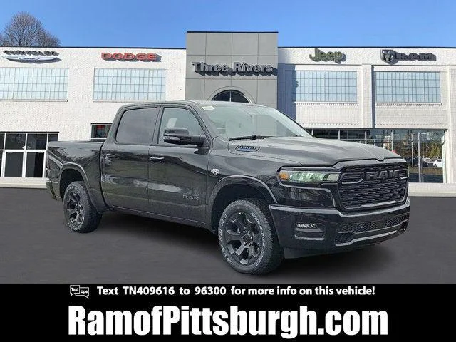 New 2026 Diamond Black Crystal Pearl-Coat Exterior Paint RAM Big Horn/Lone Star image 1