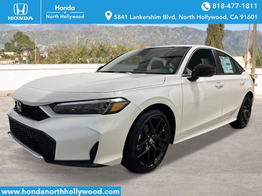 New 2026 Platinum White Pearl Honda Sport image 1