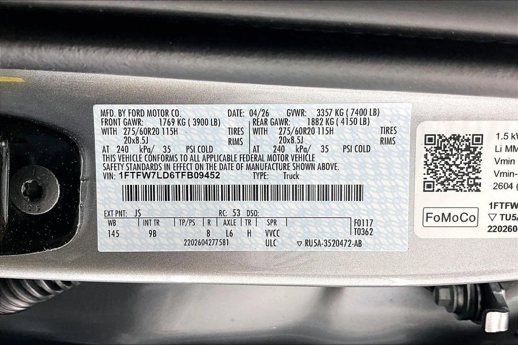 New 2026 Iconic Silver Metallic Ford Platinum® image 8