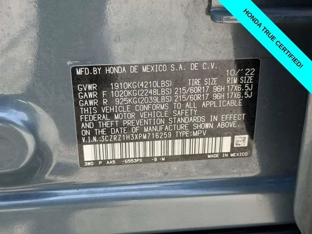 Certified Used 2023 Urban Gray Pearl Honda LX image 29