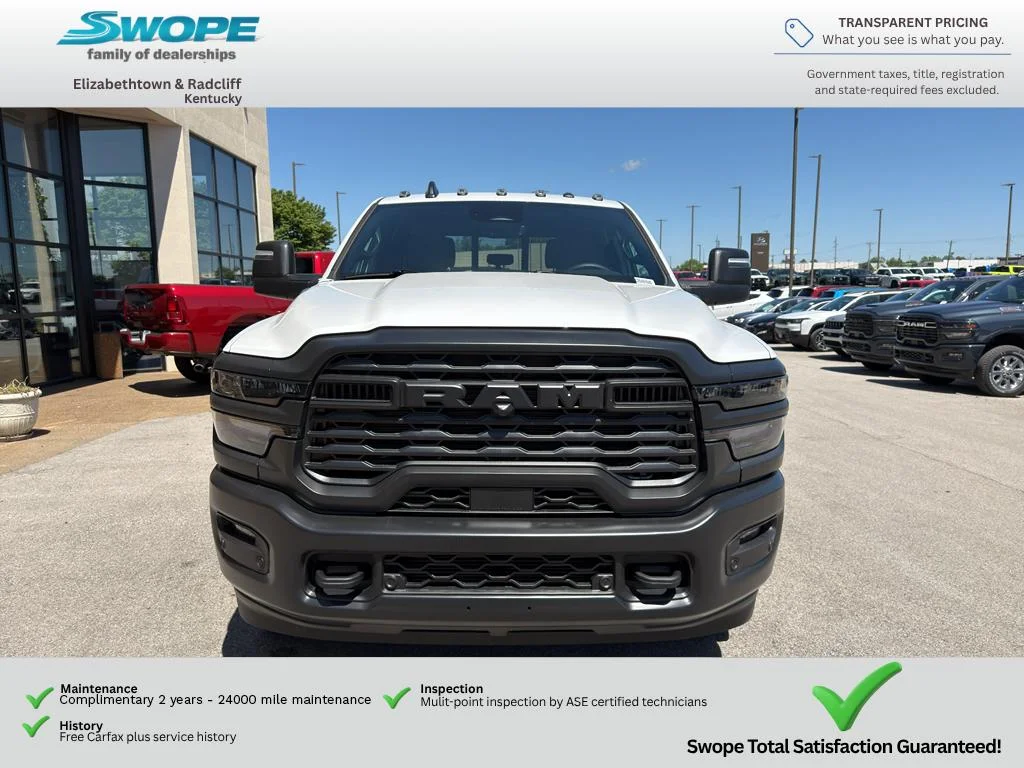 New 2026 Bright White Clear-Coat Exterior Paint RAM Tradesman image 8