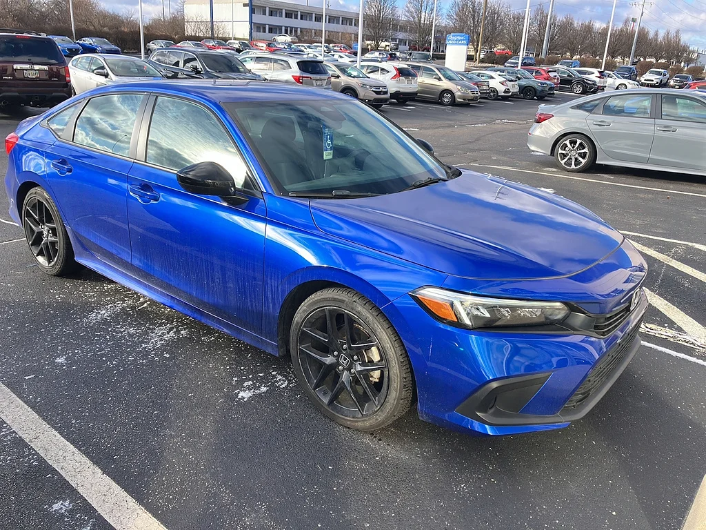 Certified Used 2024 Aegean Blue Metallic Honda Sport image 1