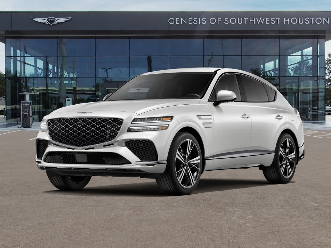 New 2026 Genesis GV80 Coupe 3.5T e-SC Prestige Black Sport Utility