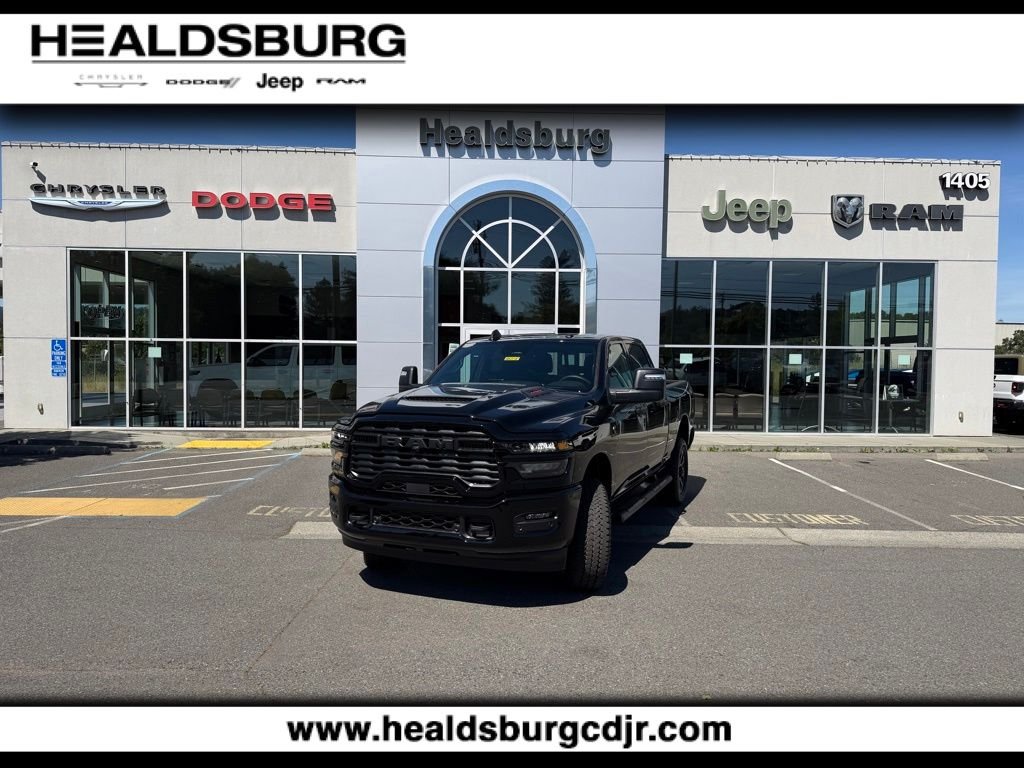 New 2026 Diamond Black Crystal Pearl-Coat Exterior Paint RAM Tradesman image 1