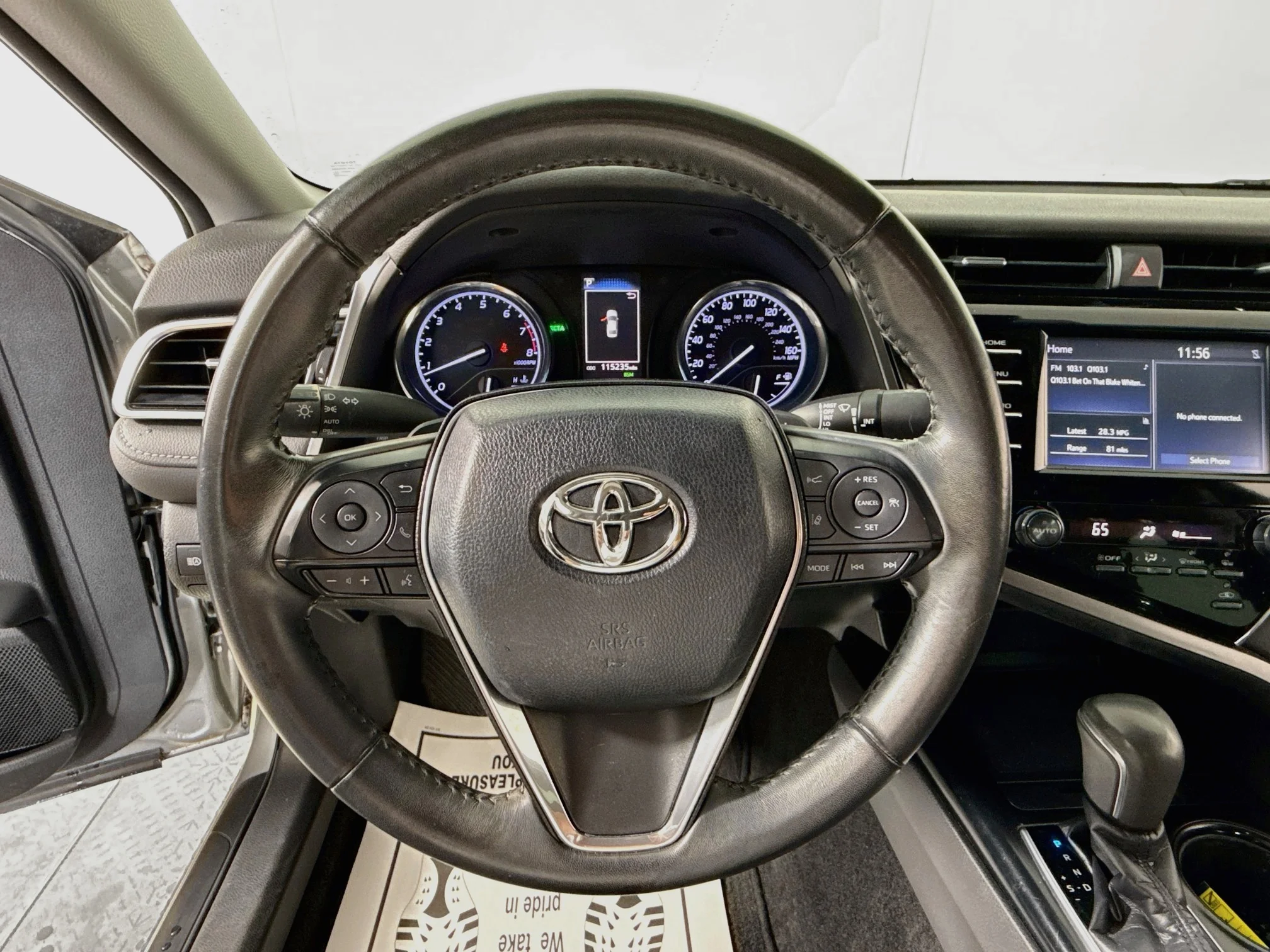 Used 2018 Celestial Silver Metallic Toyota SE image 11