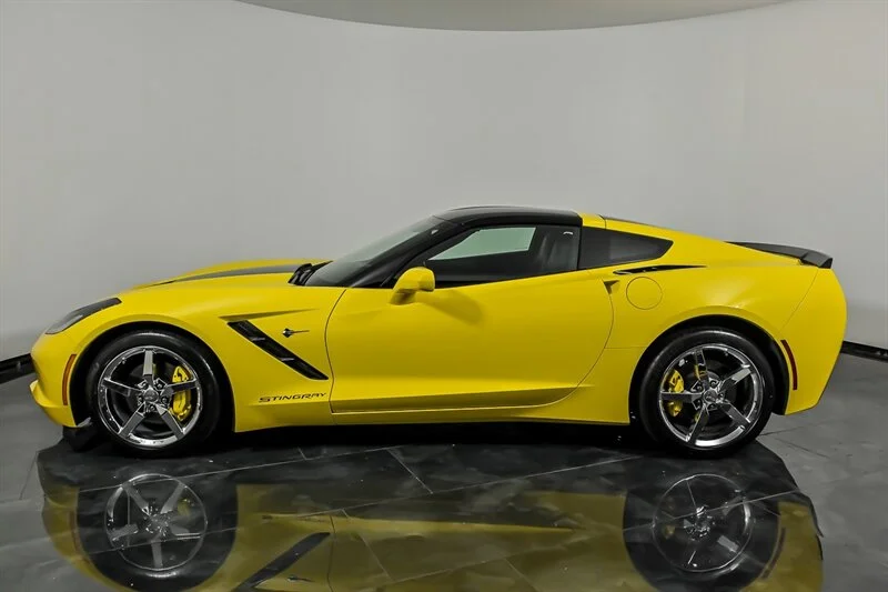 Used 2014 Velocity Yellow Tintcoat Chevrolet Stingray image 6