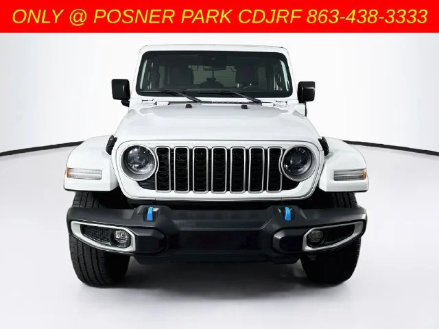 Used 2024 White Jeep Sahara 4xe image 2