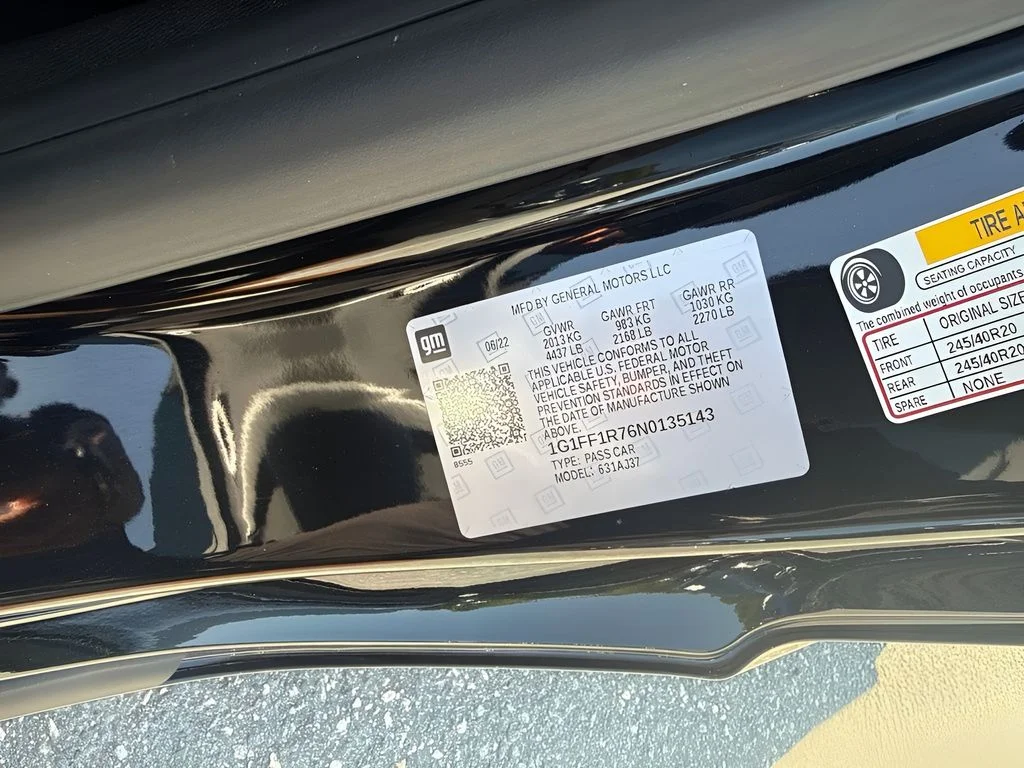 Used 2022 Black Chevrolet LT1 image 27