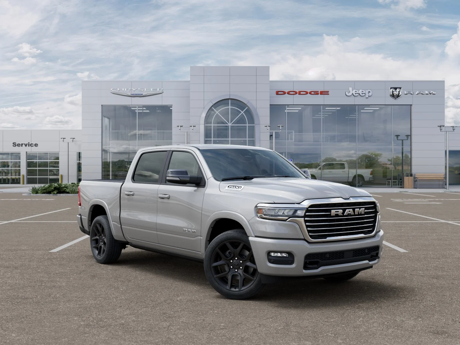 New 2026 Silver Zynith Exterior Paint RAM Laramie image 31