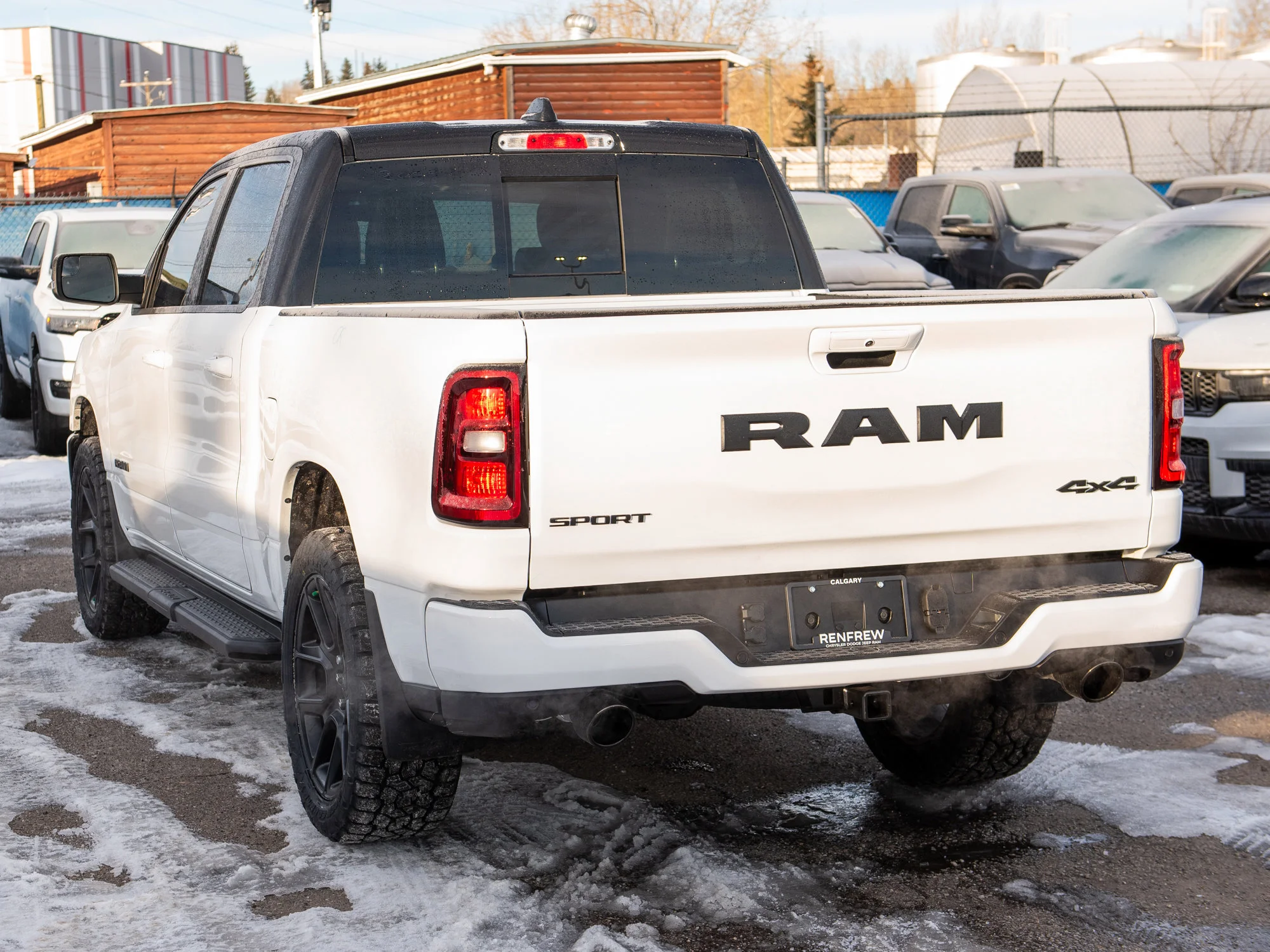 New 2026 White RAM Sport*, 2 Inch Lift, 33 Inch Tires image 6