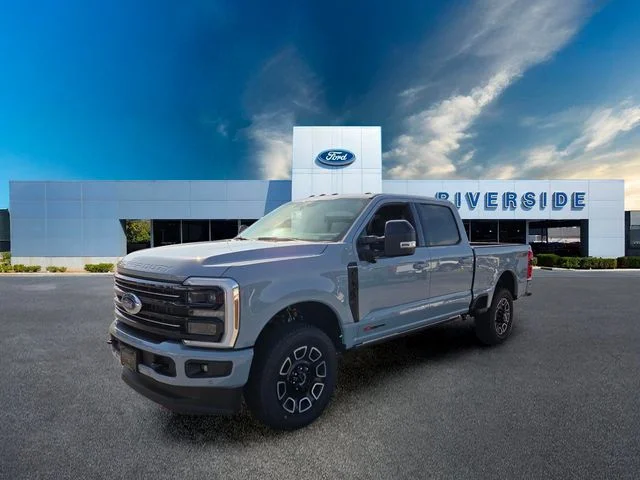 New 2026 Glacier Gray Metallic Tri-Coat Ford F-350® Platinum® image 3