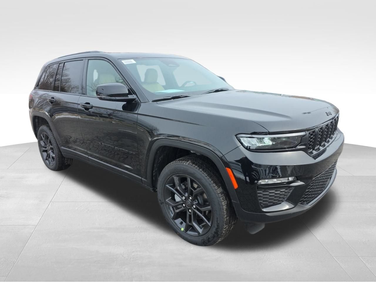 New 2025 Diamond Black Crystal Pearl-Coat Exterior Paint Jeep Limited image 2