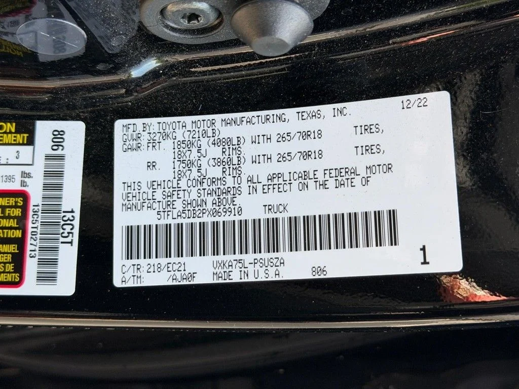 Used 2023 Black Toyota SR5 image 26